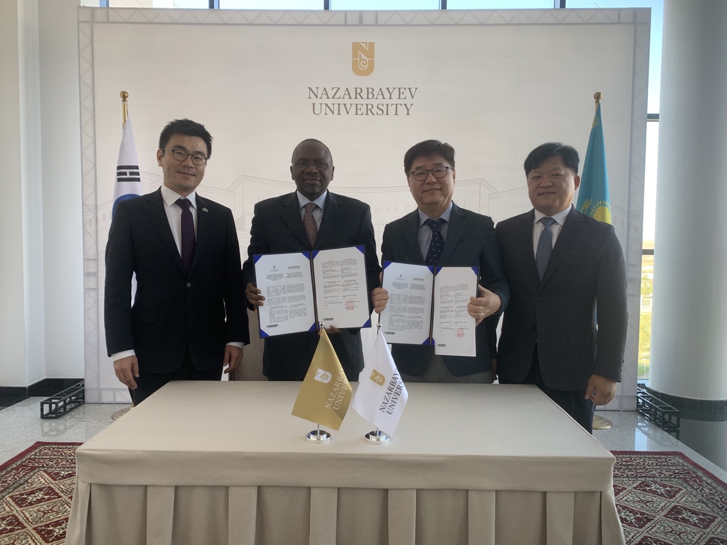 KENTECH Signed MOU with Nazarbayev Univ. for Collaboration in Energy Research 