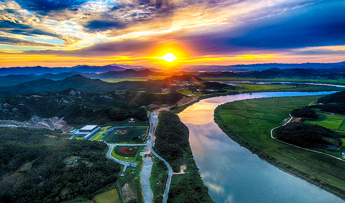 Yeongsangang River and nearby trails